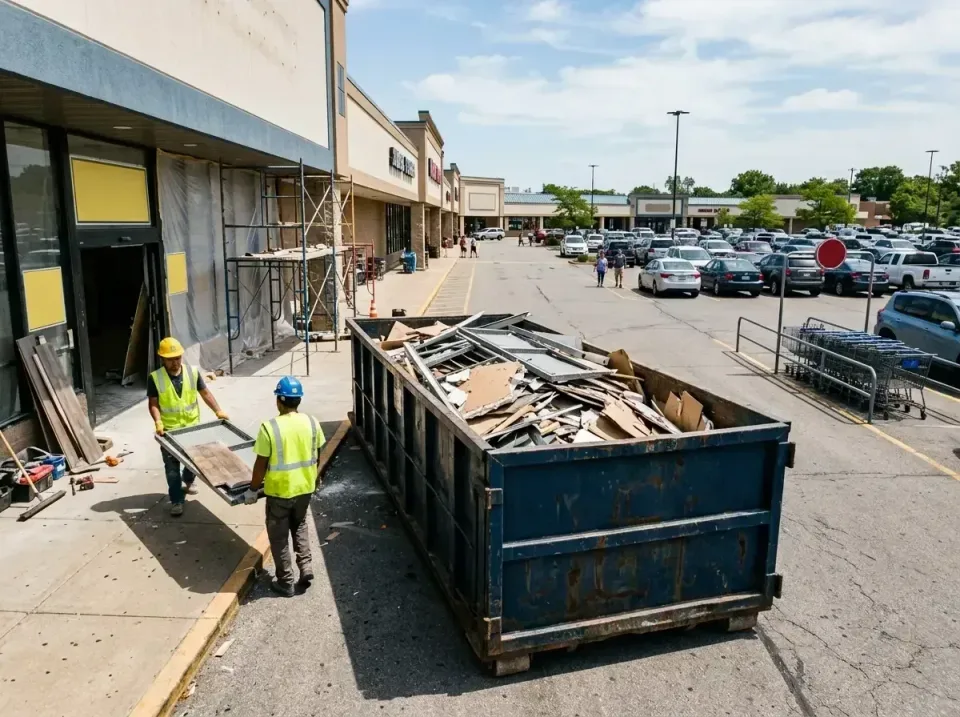 retail-store-renovation-debris-003 — frequently asked questions, Roll-off Dumpster Rentals in West Terre Haute, IN